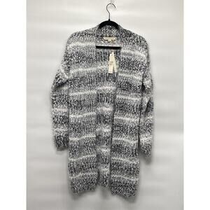 Love stitch Women’s Fuzzy Fringe Cardigan Size S Boho Chic, Nostalgic, Fuzzy